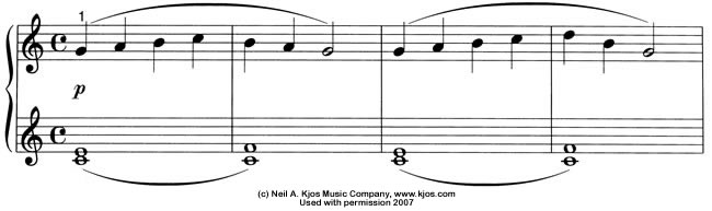 Score excerpt: Morning Song