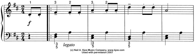 Score excerpt: Ecossaise