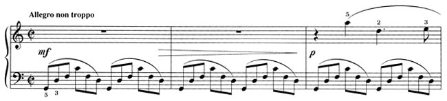 Score excerpt: Postludium