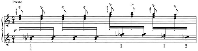 Score excerpt: O Polichinelo