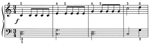 Score excerpt: Trumpet Tune