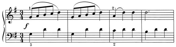 Score excerpt: Dance