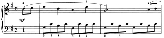Score excerpt: Sonatina No. 1 in G Major