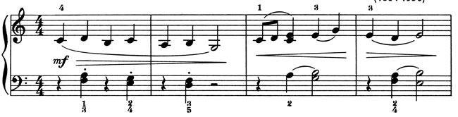 Score excerpt: A Lingering Song