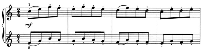 Score excerpt: A Little Joke