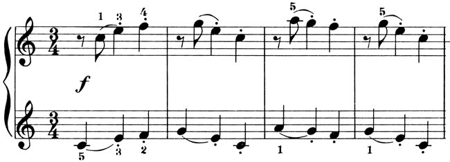 Score excerpt: Jumping